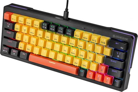 Tracer GameZone Evo1 Hot SWAP 63 RGB Żółta Klawiatura cena raty sklep Komputronik pl