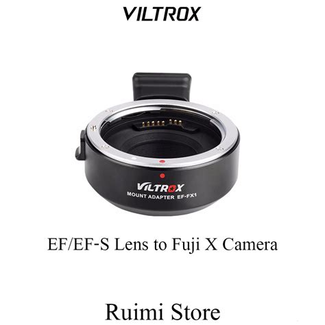 唯卓仕viltrox Ef Fx1自動對焦轉接環 佳能efef S鏡頭轉富士x卡口微單相機 蝦皮購物