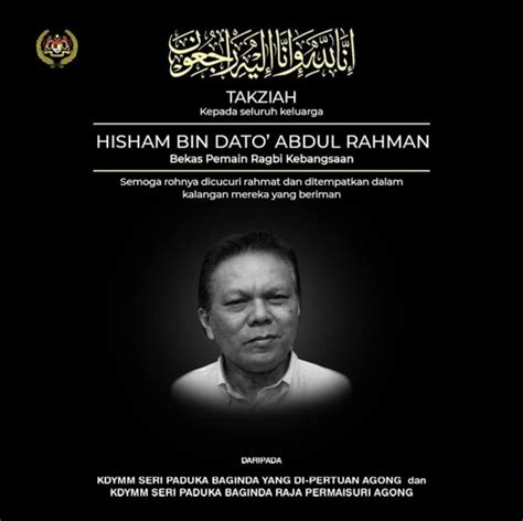 BERNAMA On Twitter Agong Raja Permaisuri Zahir Ucapan Takziah Kepada