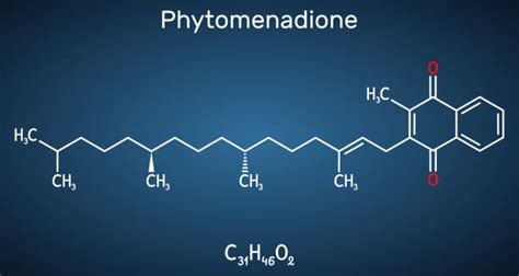 30+ Vitamin K1 Phylloquinone Molecule Stock Photos, Pictures & Royalty ...