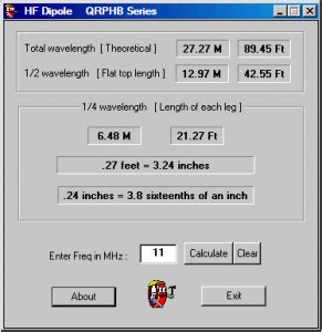 HF Dipole Antenna Design Software - Electronic Software