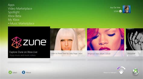 Zune Marketplace On Xbox 360 Concept Rzune