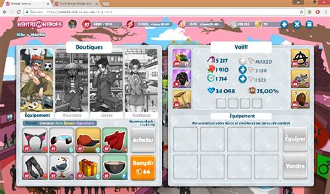 Coût des points de stats Discussion Générale Hentai Heroes