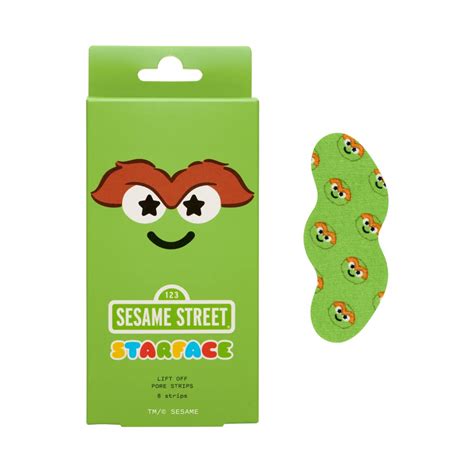 Starface X Sesame Street Oscar The Grouch Lift Off Pore Strips