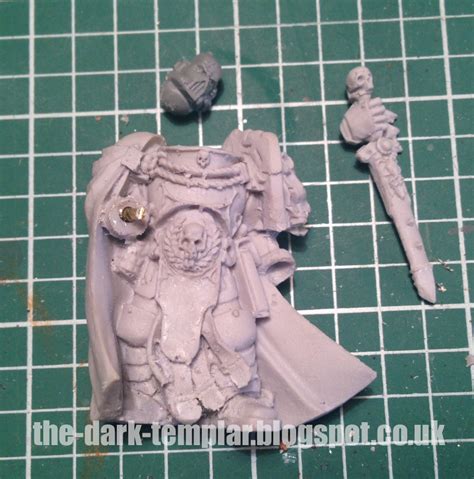The Dark Templar 40k Space Marine Captain Conversion