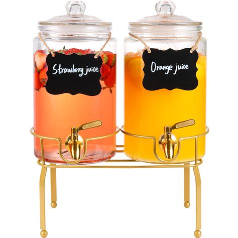 Amazon.com | Drink Dispensers for Parties,2 Pack 1 Gallon Beverage