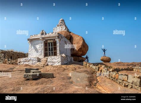 Hampi Karnataka India January Malyavanta Raghunatha