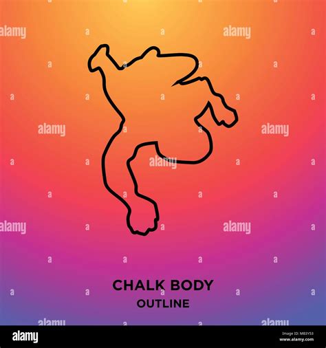 Chalk Outline Body Stock Photos & Chalk Outline Body Stock Images - Alamy