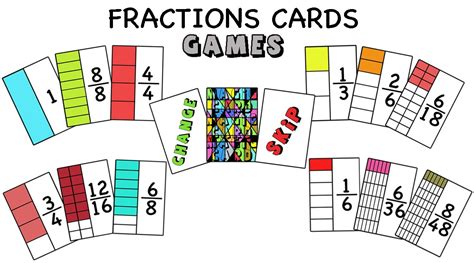 Fractions Card Games Mathcurious