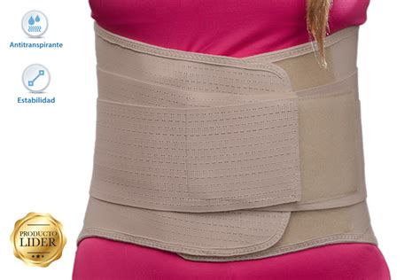 Faja Sacro Lumbar Reforzada De Zahomi