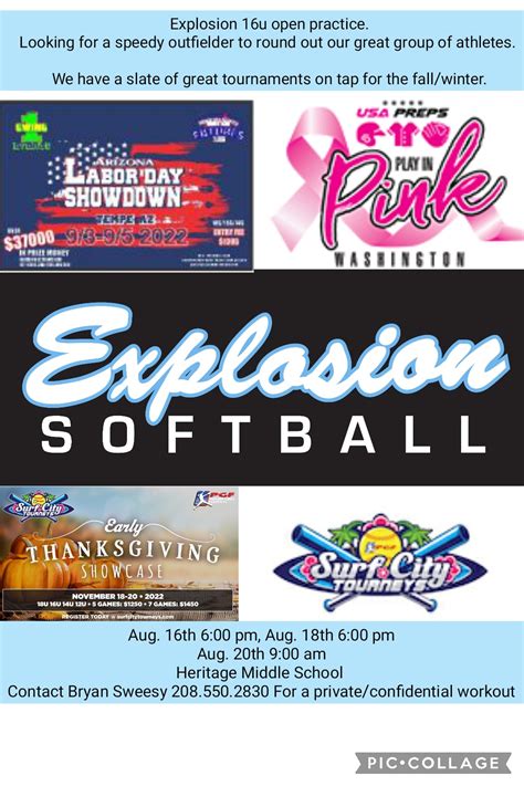 Explosion Softball Idaho | Boise ID