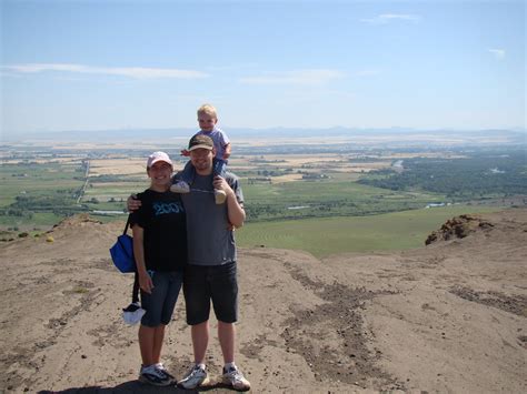 Dates in Idaho Falls: Hiking "R" Mountain