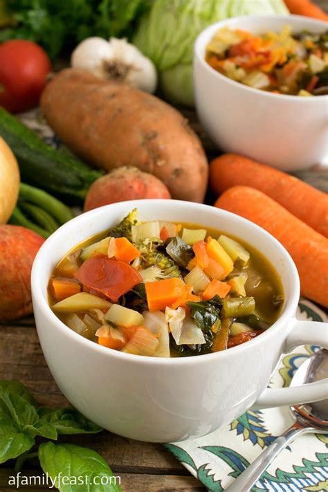 Hearty Vegetable Soup - A Family Feast