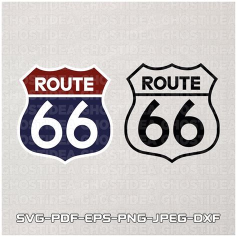 Route 66 Sign Svg Route 66 Svg Route 66 Highway Svg Sign Svg Etsy