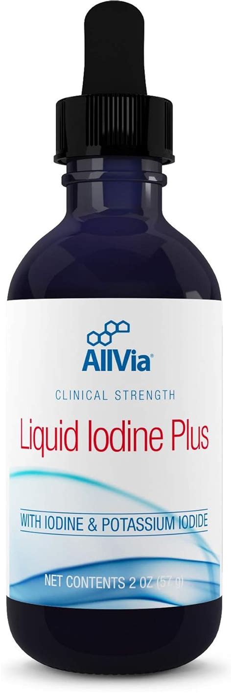 Liquid Iodine plus - with Iodine & Potassium Iodide, Clinical Strength ...