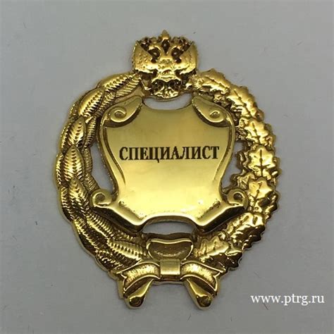 Нагрудный знак СПЕЦИАЛИСТ - знак о высшем образовании.