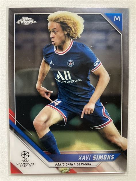 2021 22 Topps Chrome UEFA Champions League 182 Xavi Simons シングルカード 売買