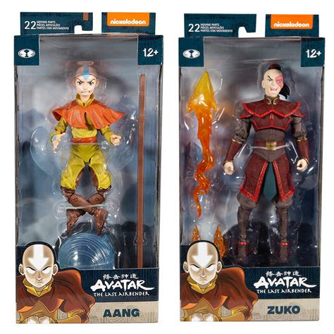 McFarlane Figures Nickelodeon S Avatar The Last Airbender SET OF 2