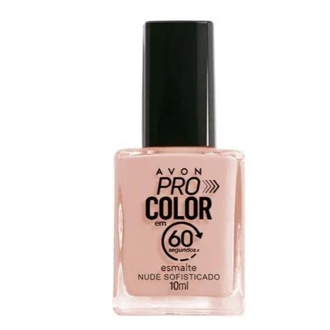 ESMALTE PRO COLOR NUDE AREIA AVON Shopee Brasil