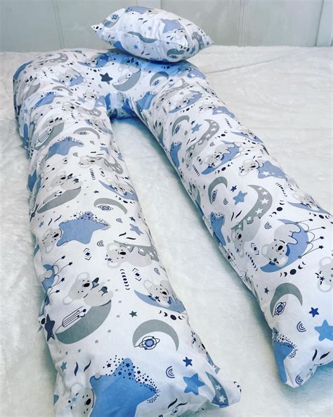 Купить Подушка для беременных A__040 80x160 см, холлофайбер в Алматы ...