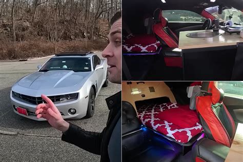 Auto Enthusiast Turns Chevrolet Camaro Into Tiny Solar-Powered Home on ...