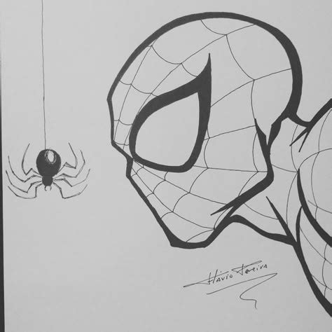 Desenho Facil Do Homem Aranha