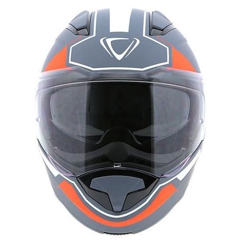 Casco Moto Modulare Vemar SHARKI S012 CUTTER NUDE Grigio Rosso Fluo Vendita Online Outletmoto Eu