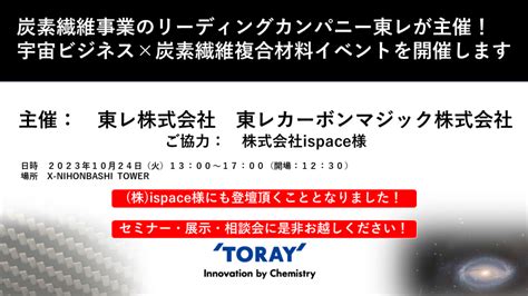 宇宙ビジネス×炭素繊維複合材料 －東レの先端素材で実現する軽量化－ 一般社団法人クロスユーcross U