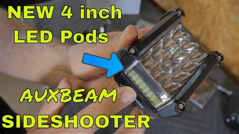 Auxbeam New Side Shooter 4 Inch LED POD REVIEW YouTube