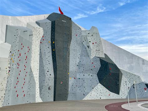The go outdoors cardiff store has a surprising climbing wall
