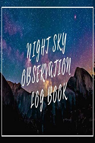 Night Sky Observation Log Book Astronomer Notebook Lunar Moon