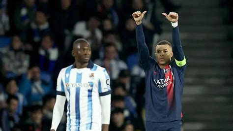 C1 Le Psg Qualifié En Quart Grâce à Un Doublé De Kylian Mbappé Contre