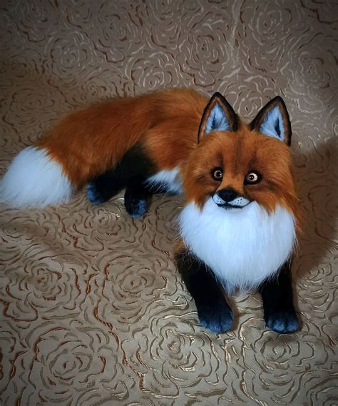 Лиса реалистичная игрушка в интернет-магазине Ярмарка Мастеров по цене ...