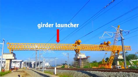 Dikebut Girder Launcher Sudah Menapak Di 3 Pilar Panjang Bangets