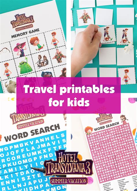Printable travel games for kids = best summer vacation ever! Hitting