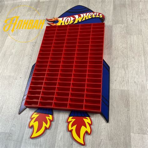Полка для машинок Hot Wheels Подарок мальчику Полка для машинок на заказ в интернет магазине