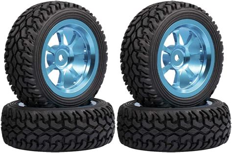 Amazon LAFEINA 1 10 Rally Car 75mm Rubber Tires And Aluminum Alloy