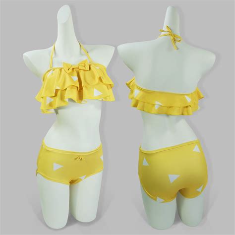 Demon Slayer Bikini Swimsuit Anime Bathing Suit Women S Bikini Sets Swimsuit Summer Beach Sexy