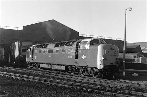 The Transport Library Br British Rail Diesel Locomotive Class 55 Deltic 55003 At Gateshead Tmd