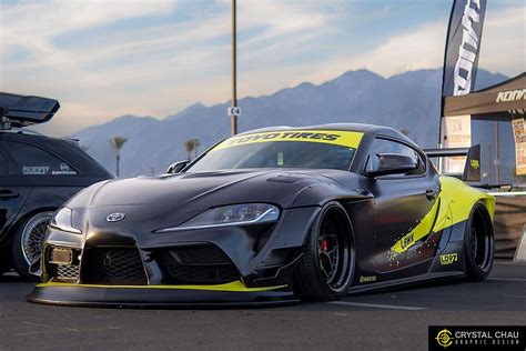 Toyota Supra A91 Vehicle Wrap Designs — Liveries Stripes Crystal Chau Graphic Design