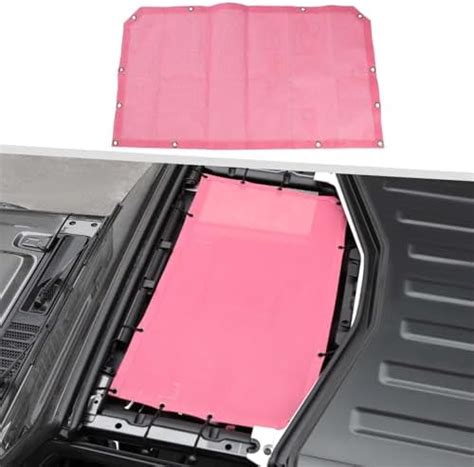 Amazon Jimen Roof Sun Shade For JL JT Front Bikini Top Mesh Sunshade Fit For Jeep Wrangler