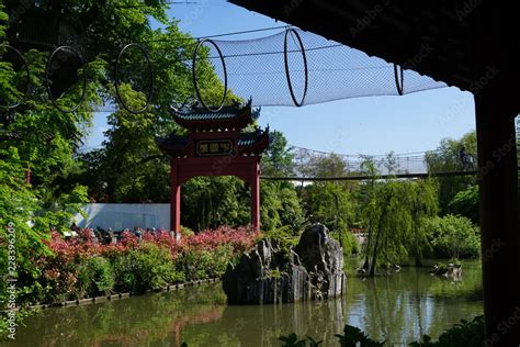 Pont Suspendu Pairi Daiza Foto De Stock Adobe Stock