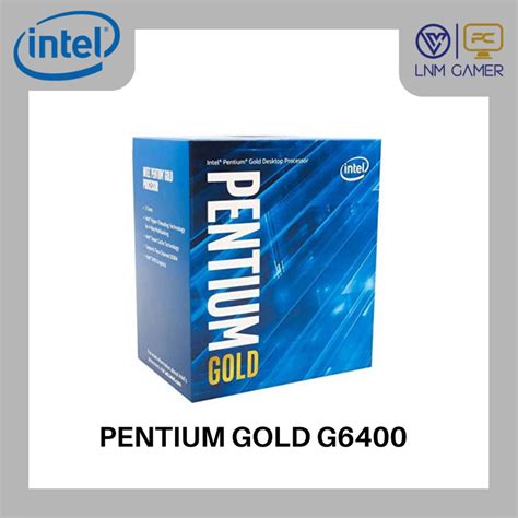 INTEL G6400 PENTIUM GOLD 4.10GHZ 4MB CACHE LGA1200 PROCESSO | Shopee ...