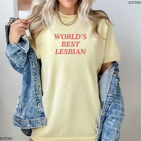 LGBT Shirt World S Best Lesbian Funny Lesbian Shirts Gay Pride Tshirts Queer Girls Tshirt