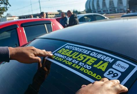 Motoristas de aplicativos fazem paralisação de 24 horas em defesa de