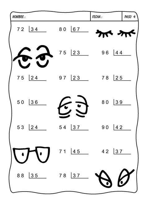 Ejercicios De Divisiones Para Ninos De Quinto Grado De Primaria Images