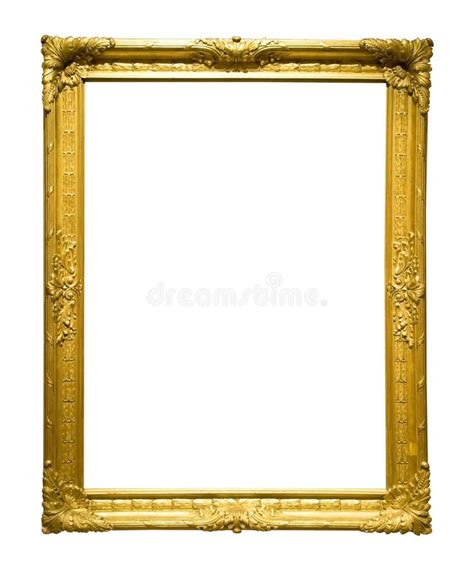 Foto Van Oude Gouden Omlijsting Stock Afbeelding Image Of Wijnoogst