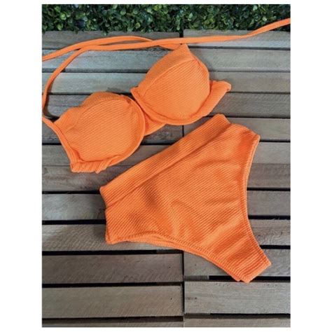 Biqu Ni Biquini Biquine Bojo Hot Pants Cintura Alta Modelo Suquini Moda Praia Verao Shopee