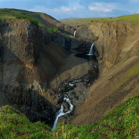 Waterfall In Putoransky State Nature Reserve Siberia Russia Photograph By Sergey Gorshkov