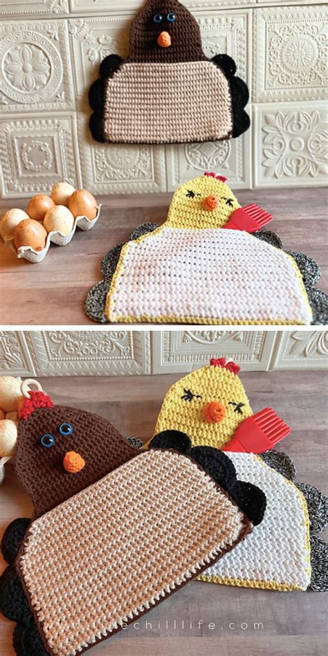 Practical Crochet Hot Pads For Safety And Kitchen Chic Look